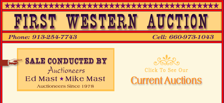 First Western Auction (Ed and Mike Mast)